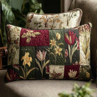 Wildflower Dreams Quilted Cushion Cover