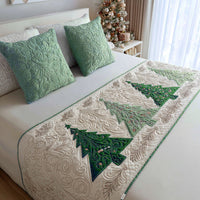 Winter Sparkle V2 Quilted Bed Runner
