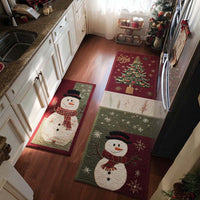 Winter Blessing Kitchen Rug Set