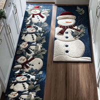 Winter Buddy Kitchen Rug Set