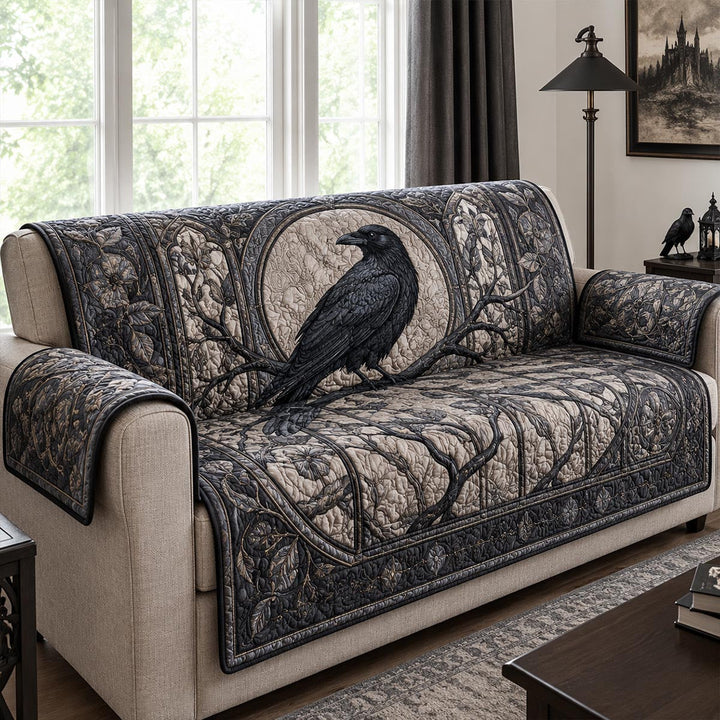 Witch Landing Quilted Sofa Cover