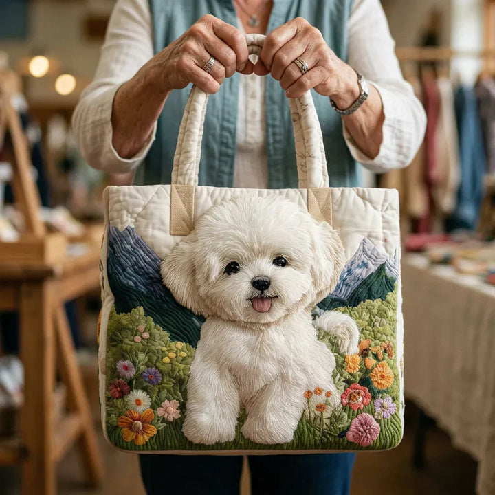 Bag Enchanted Canine Quilted Tote Bag