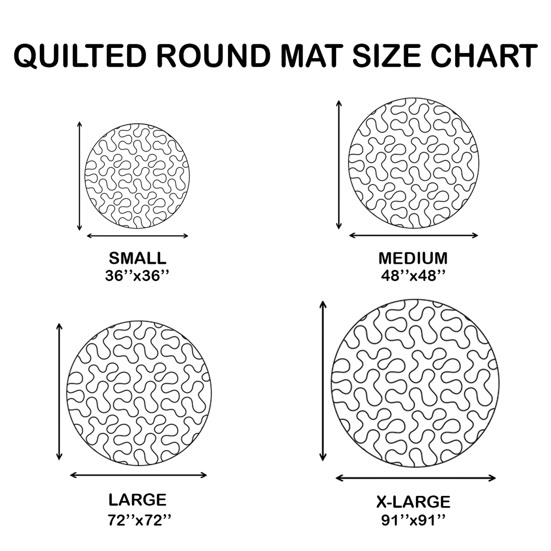 Autumn Essence Quilted Round Mat